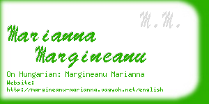 marianna margineanu business card